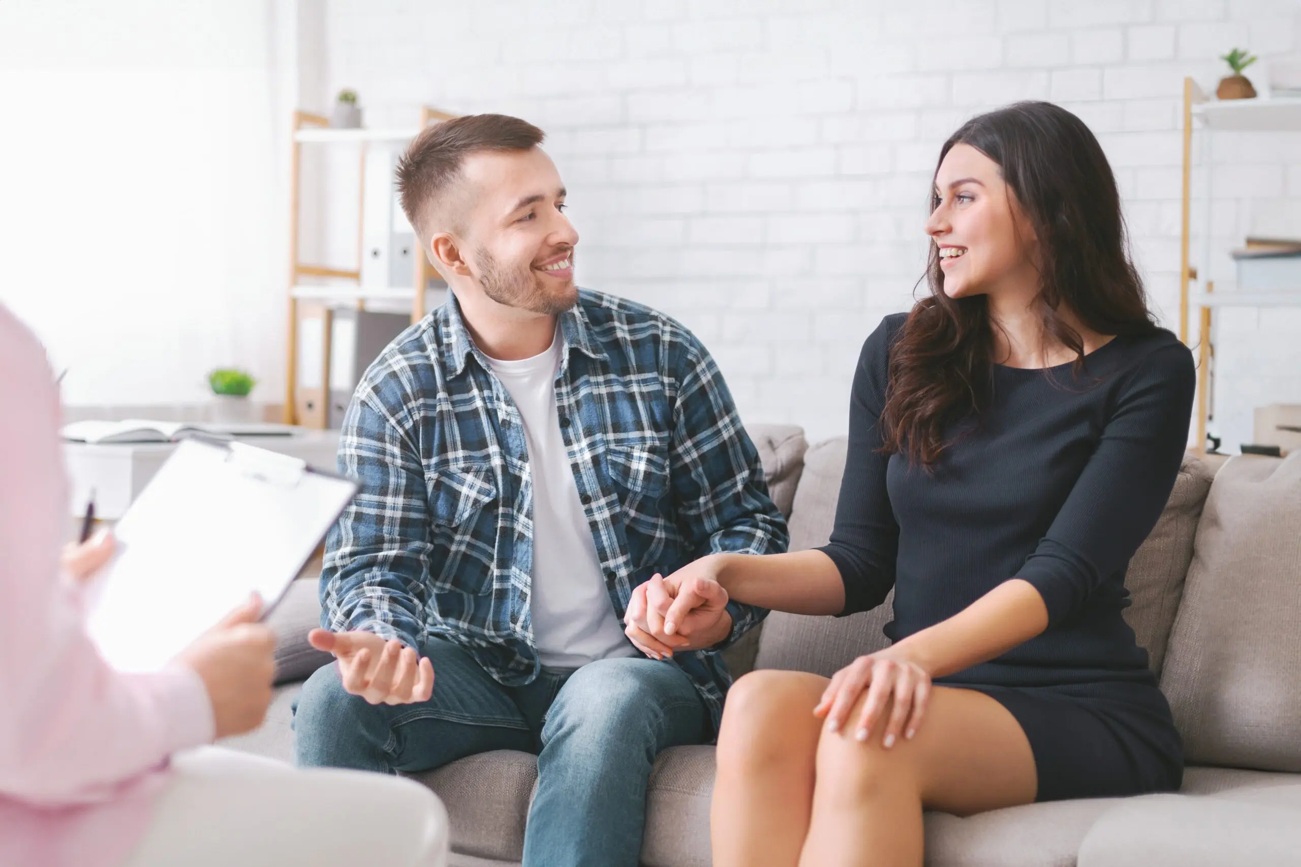 Family experiencing the benefits of therapy during addiction recovery