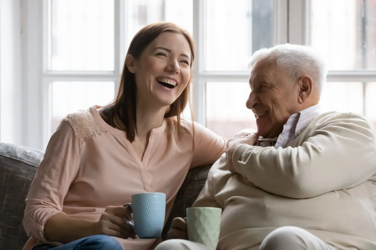 Never too late to start recovery symbolized by family support.