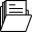 a black background with a black square