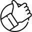 a black background with a black square