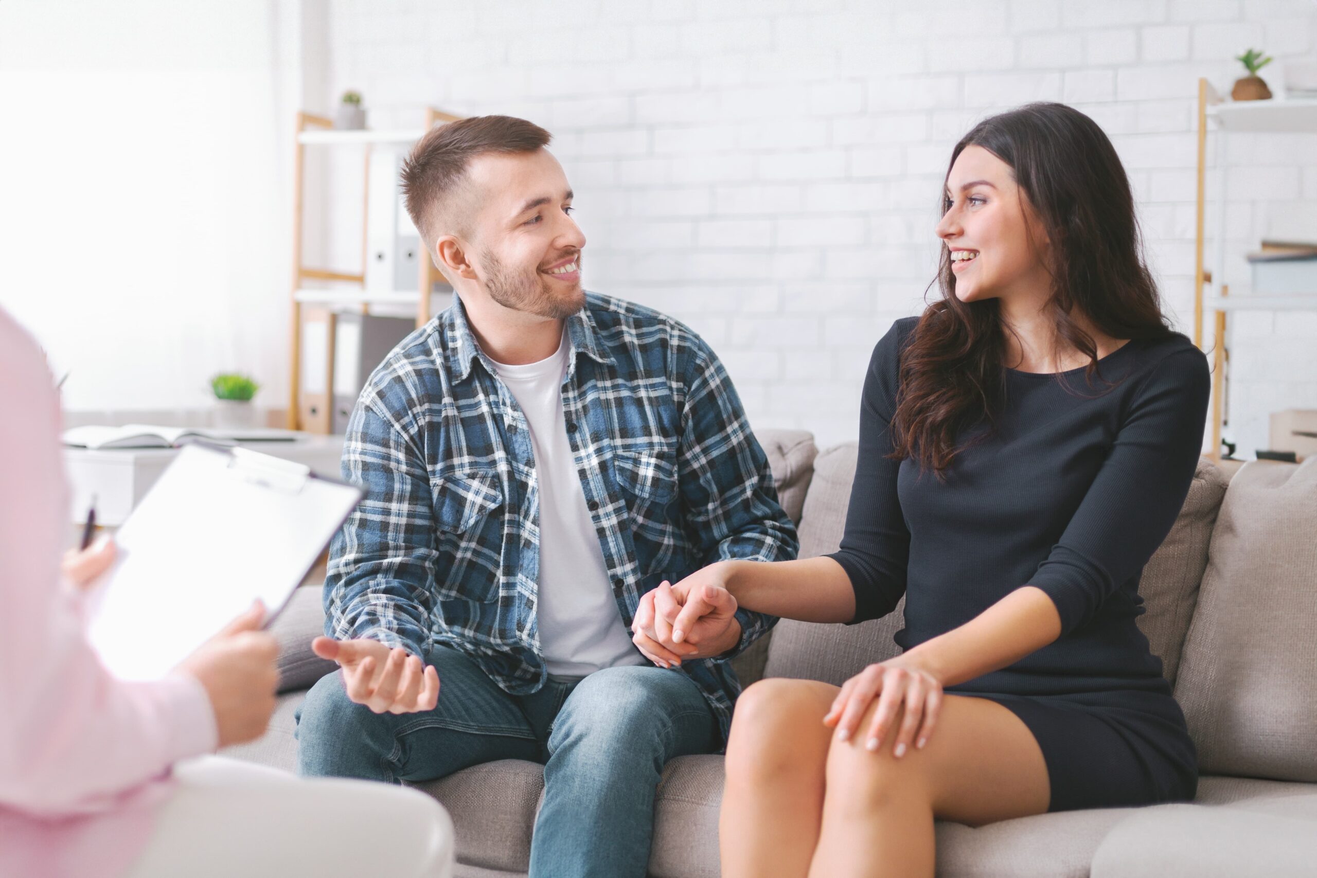 Family experiencing the benefits of therapy during addiction recovery