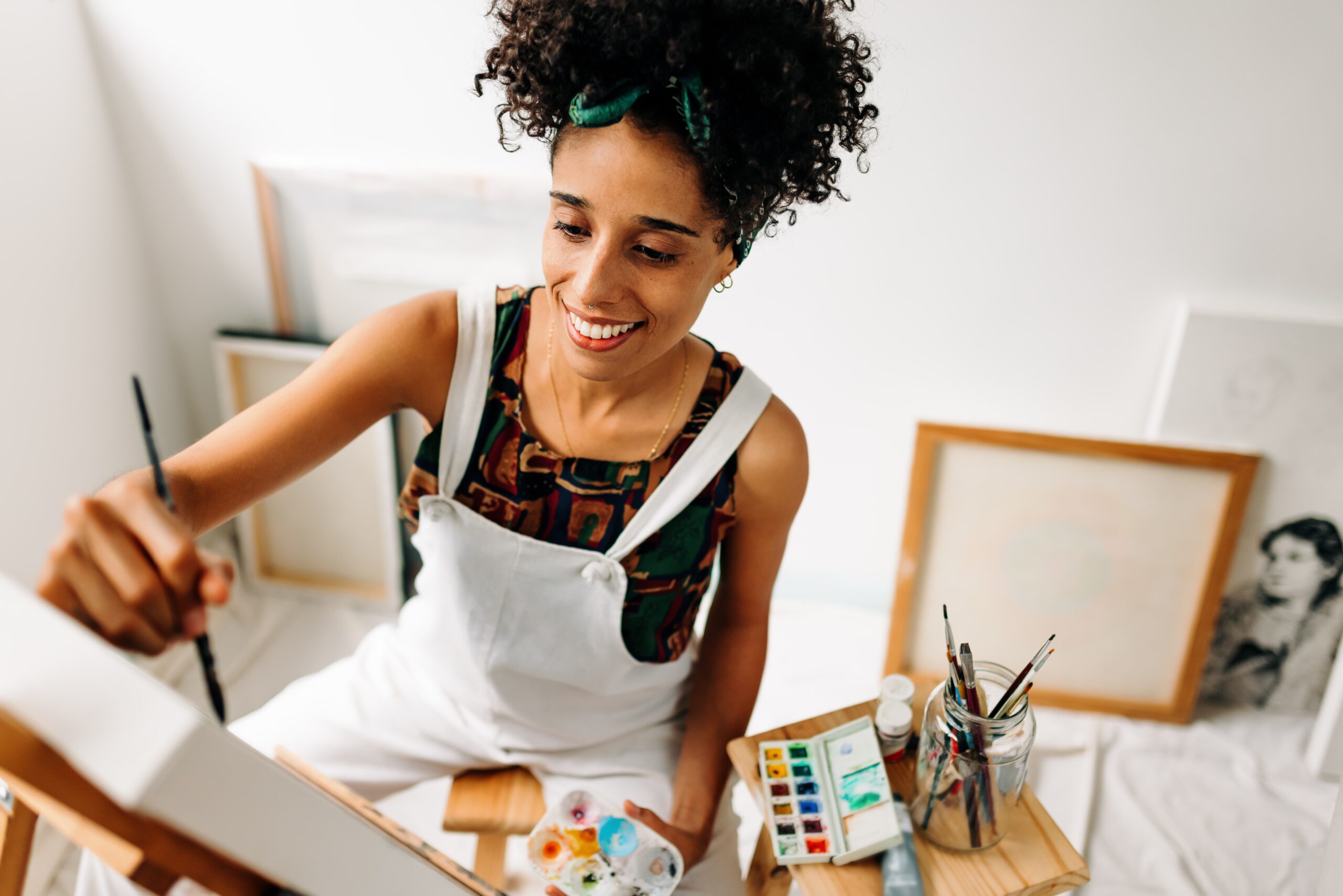 Drug free life supported by finding new purpose in creative goals