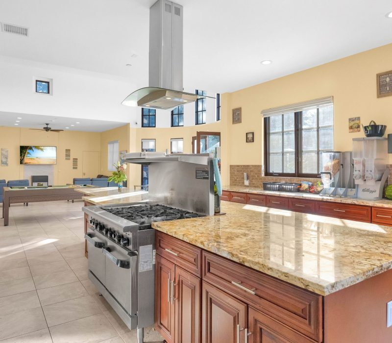kitchen at Vanity Wellness Center's sober living