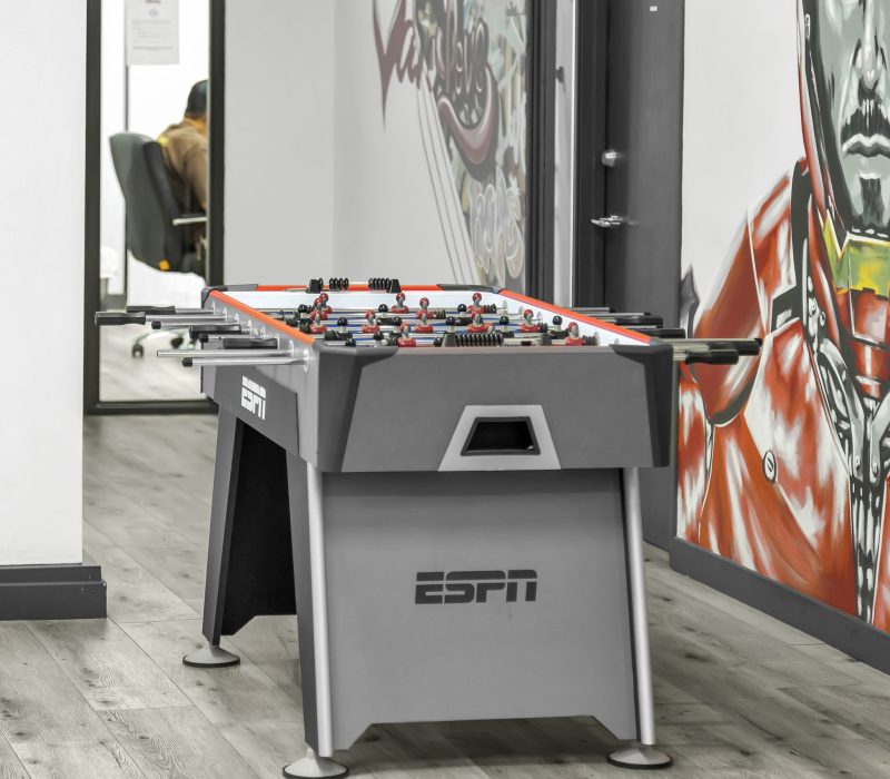 foosball table at Vanity Wellness Center's outpatient treatment rehab